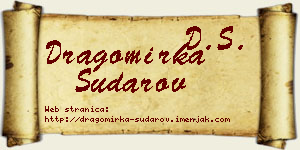 Dragomirka Sudarov vizit kartica